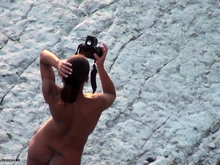 Super hot spycam hookup episode from the beach