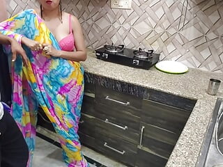 Indian Desi Bhabhi smashed rock-hard by Her Devar first-ever Time in kitchen