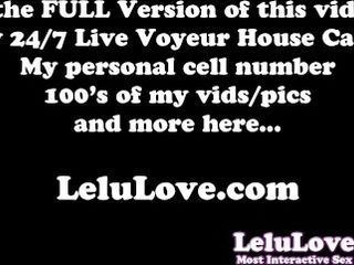 'Lelu enjoy candid behind-the-vignettes vlogs DURING dt & hookup slo-mo jizz shot g-string backside & feet girl point of view lots more&#