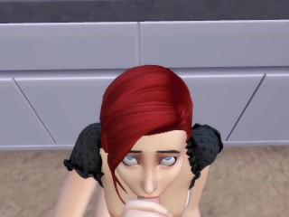 'DDSims - cheating permits Strangers to gang-fuck his wifey - Sims 4'