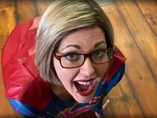 First-timer Supergirl Striptease And facial cumshot