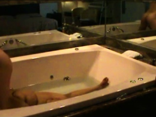 Enormous dark-hued mummy caught with toyboy in jacuzzi