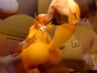 Renamon(And Some Krystal) pornography Compilation