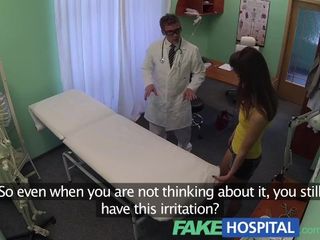 FakeHospital doctors rod eases mind-blowing brunettes itchy puss