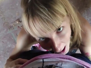 Kinky cougar With puny fun bags And brilliant buttfuck In An deserted mansion. Real point of view Outdoor Fuck(full Video) 12 minute