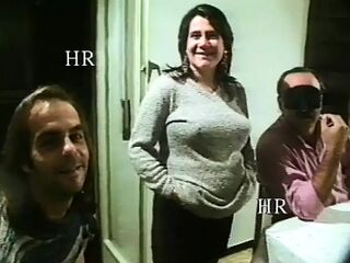 Swinger couple with pregnant and have trio way romp! Italian