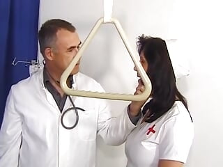 Insane German nurse is fisted and bum-fucked by ?2 docs