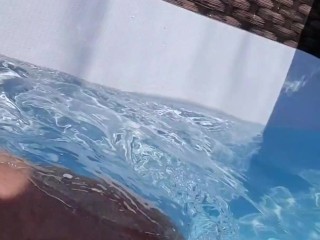 'Fucking plumper in the pool outside'