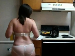 In the kitchen