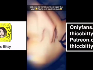 'Cheating Snapchat hotwife bevy gang-fuck My E chick girlfriend Sent Me assfuck Cum'