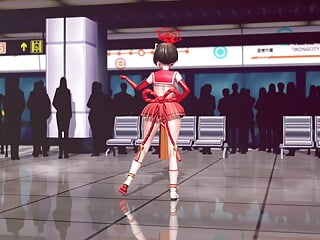 Mmd R-18 Anime ladies wondrous  Dancing pin 52